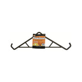 Close-up of olive powder-coated Mega Game Hanging Gambrel showing closed hook design.